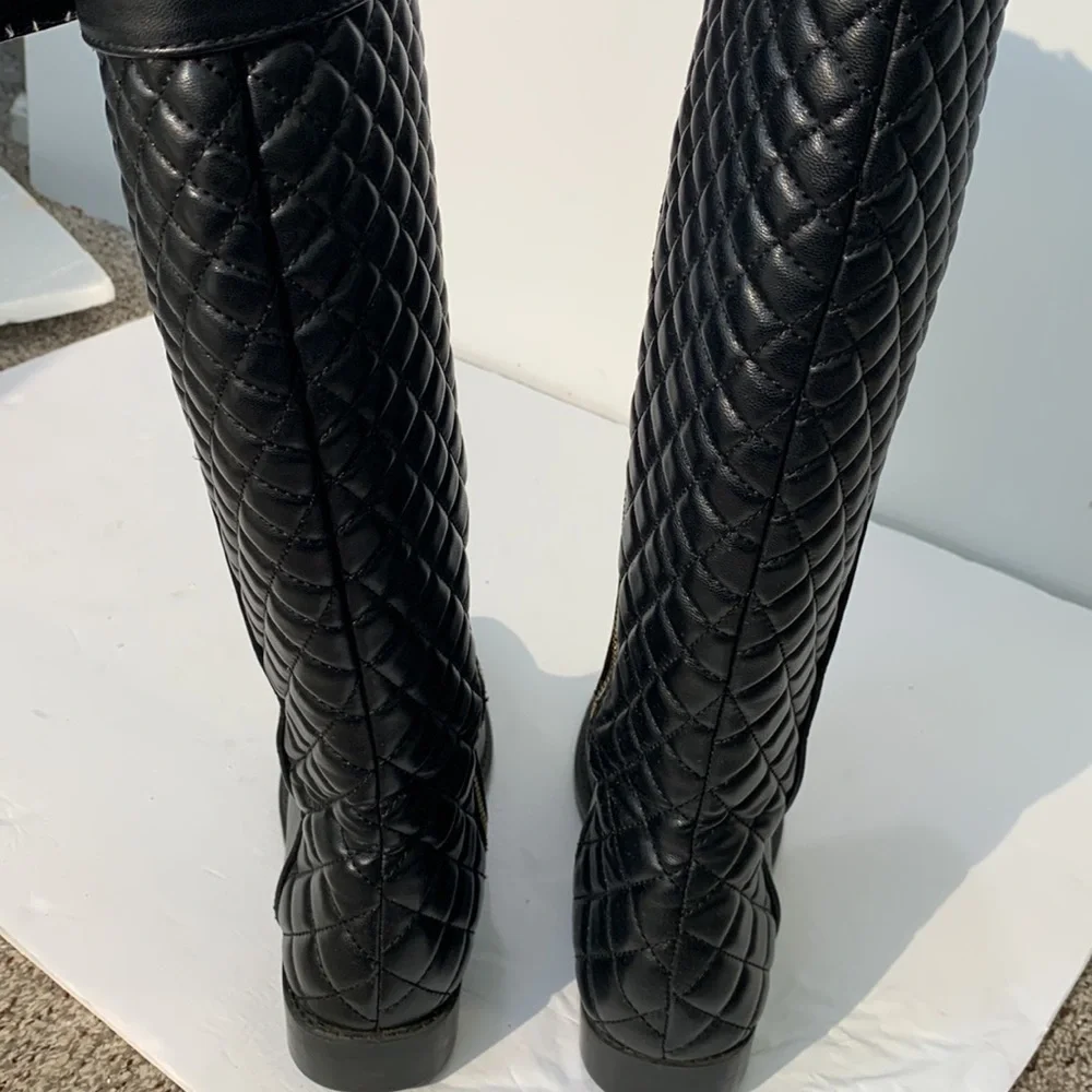 Zara trefaluc knee high boots size 38